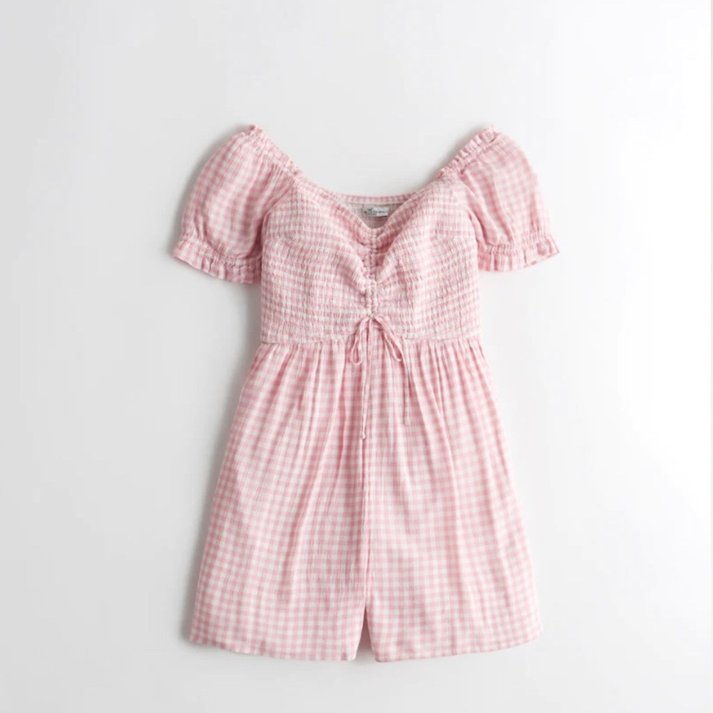 HOLLISTER Pink Summer and Spring Romper
